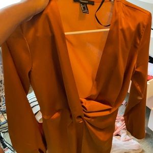 Satin silk dress f21